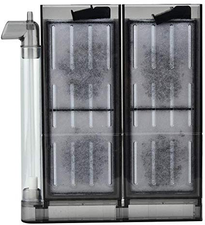 Aquarium Luftfilter Aquariumfilter Luftheber Filter Aquarium biochemische Aktivkohlefilter Aquarium Sauerstoff Filtrations Ausrüstung Innenfilter für Aquarium(Filter für 40-60cm Aquarium)