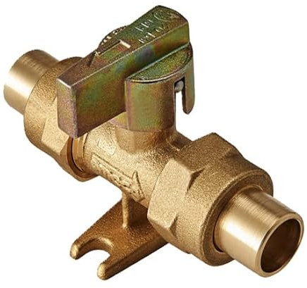 Favex - Robinet gaz - Vanne d'arrêt Gaz NF butane/propane 20 bar - à souder en 12 - Favex