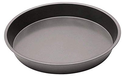 WINIAER - Molde redondo para pizza de acero inoxidable de 28 cm, antiadherente, para horno de pizza para cocinar, duradero, fácil de limpiar y tamaño perfecto