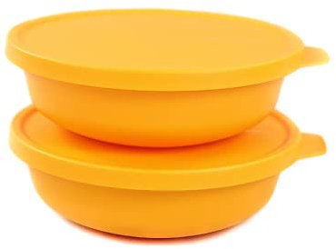 Tupperware Aloha Plato de 450 ml Amarillo (2)