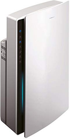 INFINITON Climatizador 3 en 1: Ventilador, humidificador y purificador de Aire AP-260-36W, 240m³/h, Filtro 3 en 1 (carbón Activo, HEPA y multifunción), Detector de Calidad de Aire