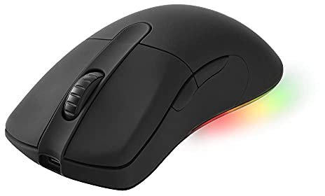Deltaco Souris Gamer sans Fil Wireless 2,4 GHz, RGB, Programmable, Capteur Optique Pixart 3335, USB, Autonomie 46h, Sensabilité PPP 400-16000, IPS 400, Accélération 40G