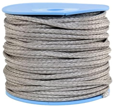 Corde tressée Dyneema en Dyneema - Diamètre 3 mm - 50 m - Gris