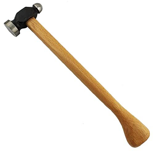 BANAN Martello da caccia con manico in legno, ideale per orafi fabbri e fabbri che utilizzano utensili per la lavorazione dei metalli