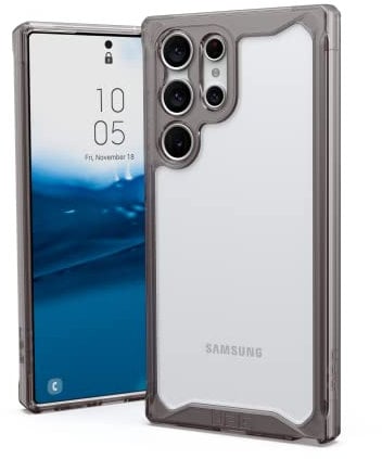 URBAN ARMOR GEAR UAG Designed for Samsung Galaxy S23 Ultra Case 6.8 Plyo Translucent Ash - Premium Rugged Heavy Duty Shockproof Impact Resistant Protective Cover