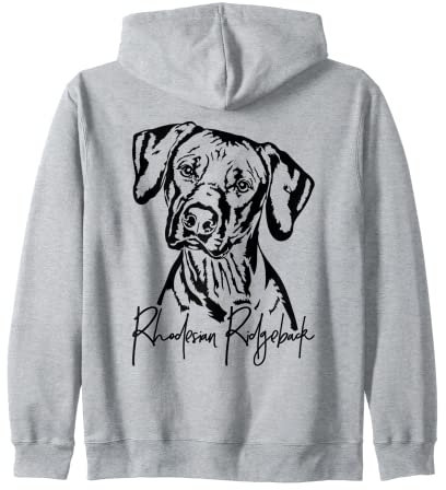 Rhodesian Ridgeback Portrait Hundeportrait Hunde Kapuzenjacke