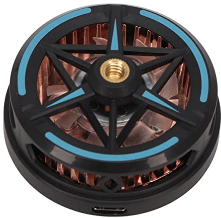 Radiador de Teléfono Móvil Portátil S6, Enfriador de Semiconductores Magnéticos, Ventilador de Radiador de Teléfono con Control de Temperatura Inteligente para Juegos, Transmisión