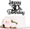 Sotpot Black Glitter 30 Cake Topper, 30th Birthday Cake Decorations for Birthday Party Anniversary Party Supplies