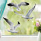 Wandtattoo Loft Fensterbild mit fliegenden Möwen wiederverwendbar, A3 Bogen, Fensteraufkleber Vögel, selbstklebende Fenstersticker, Abziehbilder, Fensterdeko, Vogelaufkleber, Kollisionsschutz Vögel