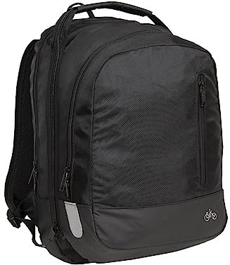 New Rebels Wave - Fahrradtasche - Rucksack - Doppelte Fahrradtasche - Rucksack - Schwarz 26x10x35cm