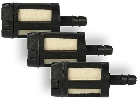 vhbw 3x Filtro de combustible compatible con McCulloch 0216985, 93720, MC-9182-310001 herramienta de jardinería por ej. motosierra, desbrozadora