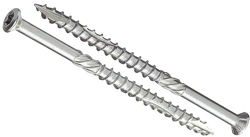 Lot de 100 vis Torx à tête fraisée et pointe auto-foreuse en acier inoxydable 4,5 mm x 40 mm