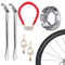 Alicer Juego de 6 llaves de radios de bicicleta, tensor universal de radios, tensor de radios, centrador de rueda, llave tensora para bicicleta, vehículo eléctrico ligero