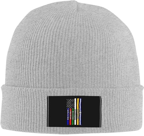 351 Herren Damen Chemo Turban Kopftuch Niemand Kämpft Allein – Polizei Feuert Rettungsdienst Ab Slouchy Beanie Mütze Warme Sportmütze Bequeme Beanie Mütze Für Angeln Adult Mädchen