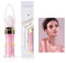 VIOLA HOUSE Gesicht Highlighter Powder Stick, Körper Haar Schimmer Glitter Puder, für Aufhellung Gesicht Körper Lippen Makeup Kit. (Rosa)