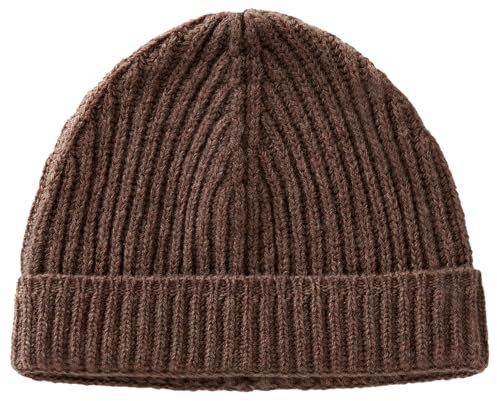 United Colors of Benetton Herren 1302u0724 Beanie-Mütze, braun, 54