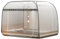 CUTTE Pop-Up Moskitonetz Sommer-Betthimmel Faltbar Tragbar Moskitonetz Installation Kostenlos Bed Dream Tents Schlafzelt für Einzel- Bis Kingsize-Betten,Gray,180x200cm