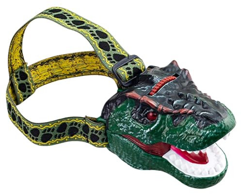 Dinosaur Projector with Headlight - Night Light Headlamp Dinosaur Projector Toy,Immersive Atmosphere Flashlight Dinosaur Projector for Bedroom, Nursery