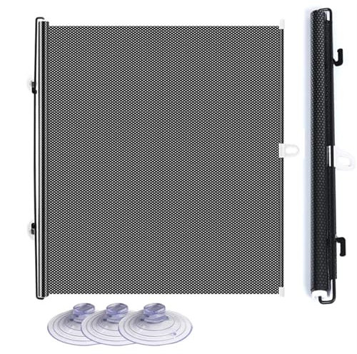 Parasol Lateral Coche Parasol Retráctil Enrollable para Parabrisas Delantero De Coche, Plegable, Protección UV para Ventanas De Coche, Parasol, Cubierta Opaca para Coche Parasoles Coche(58X125 cm)