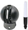 jdstty Kugelförmiger Golfball-Marker mit Stiften, Golfbälle, Putting-Clip-Schablone, Ausrichtungswerkzeug, Positionierungsmarker, langlebig