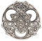 NICENEEDED Vintage Wikinger Broschen Nordische Mittelalterliche Gotische Brosche Triquetra Förmige Anstecknadel Wikinger Schal Schal Goth Brosche