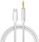 Western Gadget USB C to Aux 3.5mm Cable Audio Jack, Aux to USB C Adapter Lead Type C to 3.5mm Male Headphone Cord Car Stereo Compatible with Samsung Galaxy S25 S24 Ultra Note 20/10, iPad Pro (Silver)