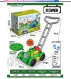AIQI Rasenmäher Kinder Seifenblasenmaschine, Blase Makers mit Geräusch für Kinder, Sommer Outdoor Gartenspielzeug Seifenblasen Rasenmä, Gartenspielzeug für Geburtstage & Outdoor Partys ab 3+ Jahre