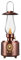 Retro LED Lantern Bluetooth Speaker, Hi-Fi Audio, IPX4 Waterproof, USB/AUX/TF Card Compatible, Flame Effect Ambient Light (Ancient Copper)
