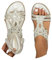 Chaussures Mariage Femme Bohème Habillées Bout Ouvert Nu Pieds Bride À La Cheville Sophistiquée Lumineuse Pratique Raffinée Confortable Élégante Cristal Chaussures De Plage Élégamment Décorée Glamour