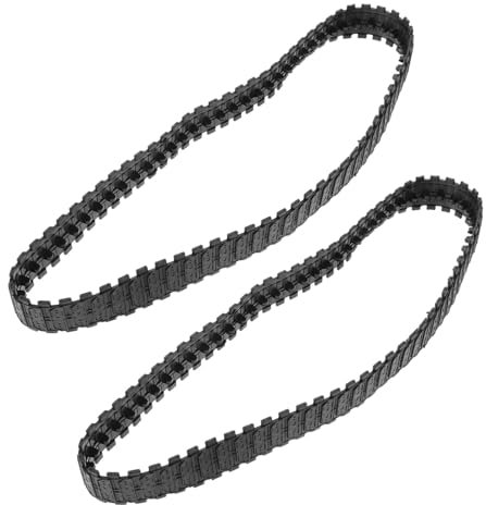 GALPADA 2stücke Gummikette Für Diy Panzerroboter Robuste Ersatzteile Für Modellbau Spielzeug Autos Raupen Kette Panzerkette Zubehör