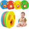 Brazaletes de natación para niños, 4 bandas de espuma EVA para niños, anillo de brazo de natación, discos flotadores de brazo para niños, flotadores de natación para niños, bandas de brazo de