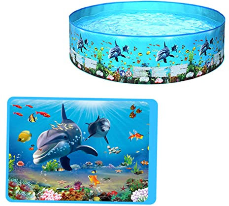 Milisten 1Pieza Piscina Redonda de Juguete para Piscina de Plástico para Aire para Diversión y Interacción Familiar