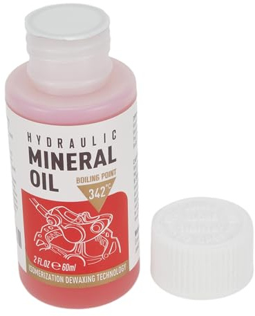 Violiica EZMTB Bremsflüssigkeit für hydraulische Scheibenbremsen, 60 ml, Mineralöl und DOT-kompatibel, Rot/Blau/Gelb, für SH, TK, NUTT