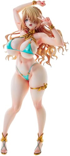 YLEAFUN Elf Village 8th Villager Cecil Figurine Anime Illustration Fiugr Modèle PVC 25 cm Statue peinture originale Belle fille Série Figurines d'action