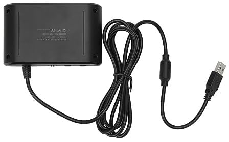 Bewinner N64-Controller-zu-USB-Adapter-Konverterkabel, 2-in-1-Gamepad-Konverter für PC und, Unterstützt - und Home-Tasten-Funktionen, Plug-and-Play