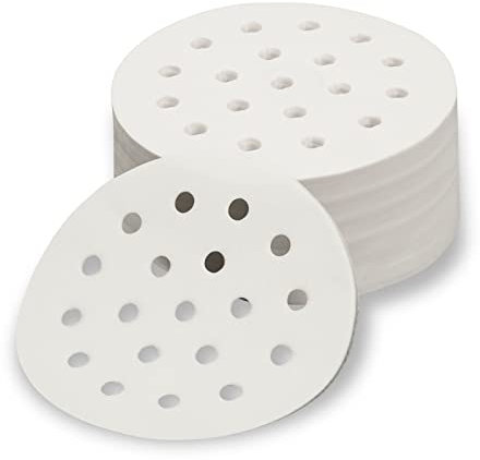 vertes Hamburger Trennpapier Burger Papier Trennblätter mit 13 cm Durchmesser, 1000 Stück im Set, wachsbeschichtet und lebensmittelecht, zur professionellen Anwendung in einer Burgerpresse