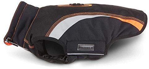 Wolters Outdoorjacke Hundemantel Xtra Strong schwarz/grau mit neon-grün