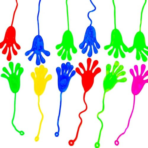 24x XXL Slime Klatschhand Kinder Mitgebsel & Gastgeschenke & Give aways - Glibberhand als Party Mitbringsel für Jungen & Mädchen - Kindergeburtstag Geschenke