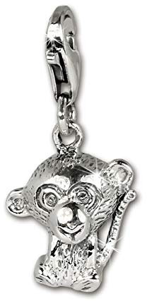 SilberDream Armband Anhänger Charm AFFE Sterling 925 Echt Silber D2FC1044 EIN schönes Geschenk zu Weihnachten, Geburtstag, Valentinstag für die Frau