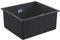 Grohe 31653AP0 - K700 Bajo encimera Fregadero de granito, Gris (Granite Black), 45.7 x 40.6 cm