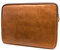 NEGOTIA Vintage Abbey Laptop Hülle 13,3 Zoll, Handgemachte Tasche für Laptops, Premium Mac Book Air Hülle, Zusätzliches Fach für Zubehör, Braun
