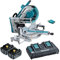 Scie à onglets radiale 36V LXT Ø305 mm (2x5,0 Ah) avec module AWS - MAKITA DLS211PT2U