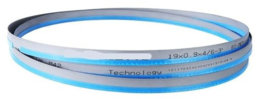 WNJ-TOOL, 1pc Scie à Ruban Longueur de la Lame sur Mesure 1500-5000mm X 19mm X 0,9 mm ou 0,75 « x0.035 » BandSaw Blades bi-métal for la Coupe des métaux (Couleur : 10 and 14 tpi, Taille : 2160)