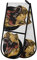 Ancient Dinosaur Head Double Oven Mitt Pot Holder Heat Resistant Quilted Double Oven Gloves for Catering Chef Kitchen Home Microwave BBQ
