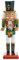Baroni Home Schiaccianoci in Legno Dipinto A Mano, Decorazione Natalizia, Burattino da Collezione Tamburino Verde, 25 cm