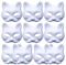 TheStriven Weiße DIY Maske Handgemalte Karneval Maskenball Party Unbemalt Katze Masken Fuchsmaske Cosplay Kostüm Leere für Maskerade, 10 Stück (Katze)