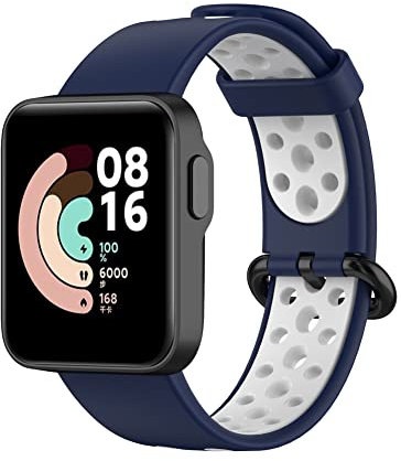 Tyogeephy Reemplazo Correa Compatible con XiaoMi Mi Watch Lite/Redmi watch 1 Correa colorido Silicona para XiaoMi Mi Watch Lite Smartwatch para Mujeres Hombres