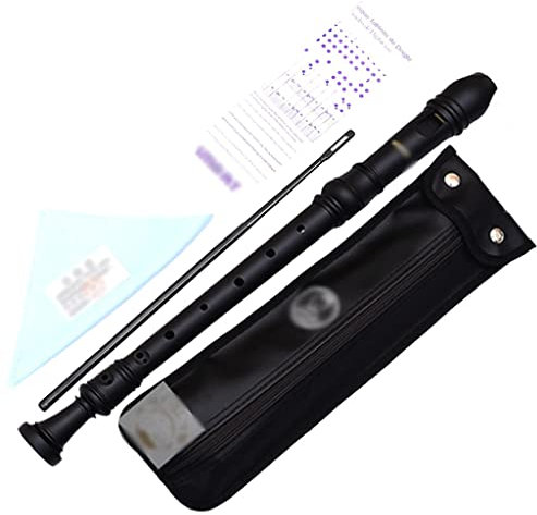 Flûtes à Bec Flûte À Bec Alto Professionnelle, Flûte À Bec Baroque pour Musiciens, Professeur Enseignant L'instrument À Vent, avec Sac en Cuir