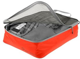 SEA TO SUMMIT - Garment Mesh Bag Kleideraufbewahrung M - Wasserabweisend & Ultraleicht - Ultra-Sil-Nylongewebe - Strapazierfähige Reißverschlüsse & Griffe - Reisen - Spicy Orange - 35 x 25 x 9cm - 86g