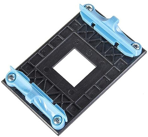 AM4 Backplane Durable Iron CPU Heatsink Bracket Backplate Back Motherboard CPU Fan Water Cooling Mounting Sheet Plate for AM4 AMD Socket-Blue